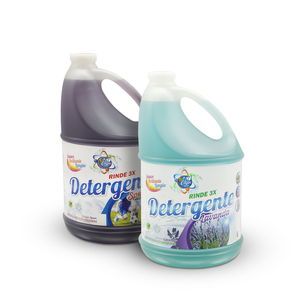 Detergente Liquido Sol Clean 4 Lt Aroma Lavanda, Detergente Liquido Sol Clean 4 Lt Aroma Sport