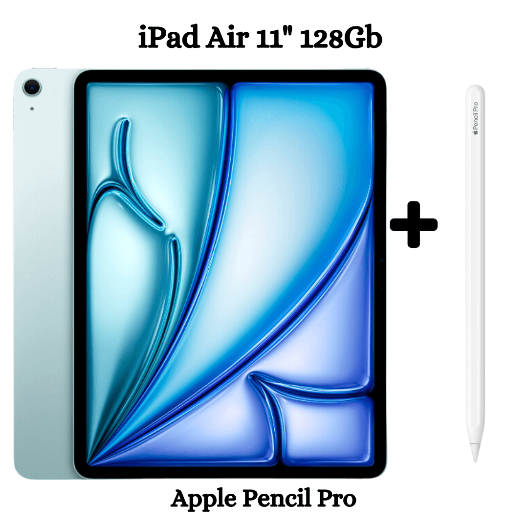 iPad Air 11"" Chip M2 Wifi 128GB - Blue + Apple Pencil Pro