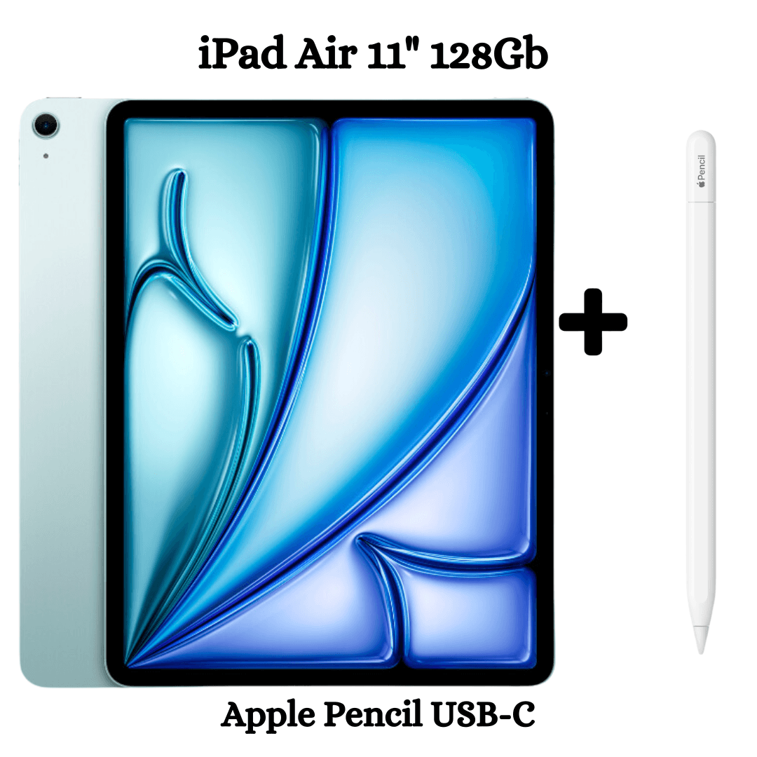 iPad Air 11"" Chip M2 Wifi 128GB - Blue + Apple Pencil Tipo - C