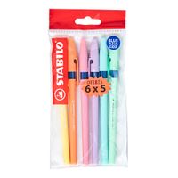 Lapiceros STABILO Pastel Bolsa 6un