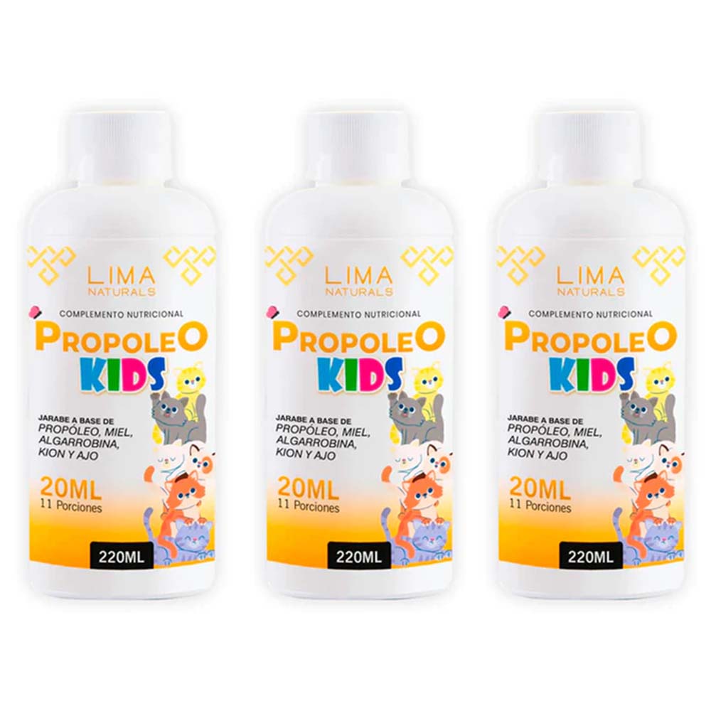 Propóleo Niños Lima Naturals 220 mL Pack x 3