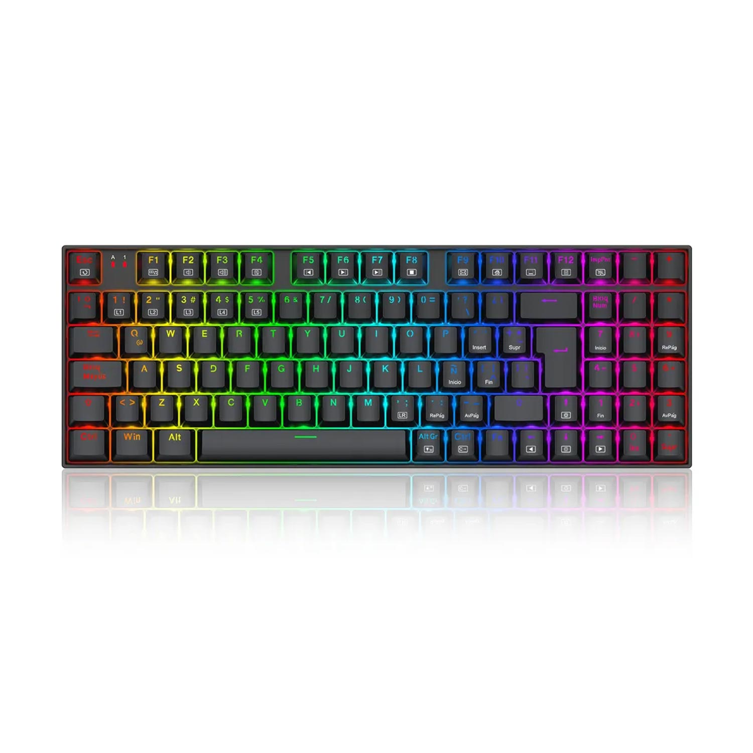 Teclado Redragon Ziggs K669-Rgb-Sp Español
