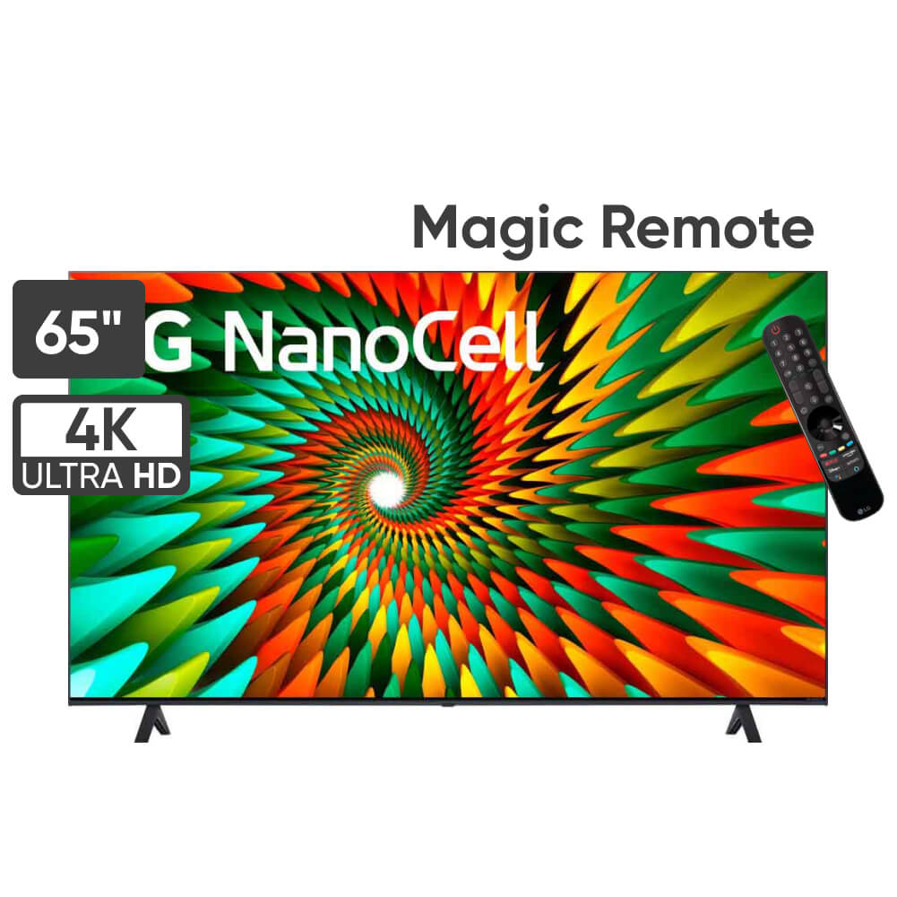 Televisor LG NanoCell 65"" UHD 4K ThinQ AI 65NANO77SRA