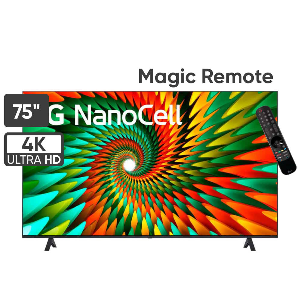 Televisor LG NanoCell 75"" UHD 4K ThinQ AI 75NANO77SRA