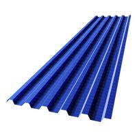 Techos de Aluzinc Ochmon Peru TR6 - Azul 0.40mm 96cmx600cm