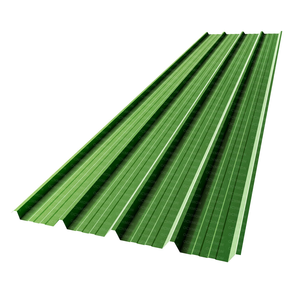 Techos de Aluzinc Ochmon Peru TR5 - Verde 0.30mm 108cmx450cm