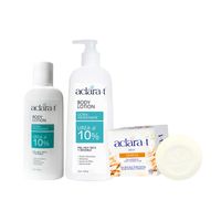 Crema Ultra hidrat urea 10% 450Gr y 150Gr Aclara-t + Jabon Avena 80Gr