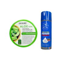 Aloe Vera Gel Calmante 300gr + Espuma para afeitar con aloe vera 400ml