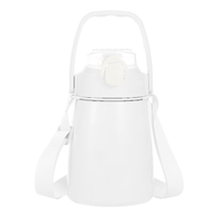 Botella Térmica de Acero Inoxidable 800 ml Blanco
