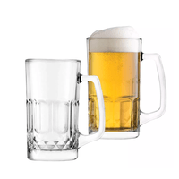 Set 2 Vasos Chops Cervecero Diseño Labrado 570 ml BMZB03