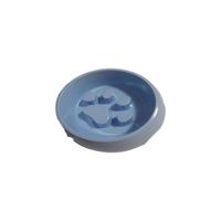 Plato para perro Antiansiedad Huella Melamine color Celeste