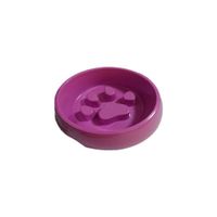 Plato para perro Antiansiedad Huella Melamine color Rosado