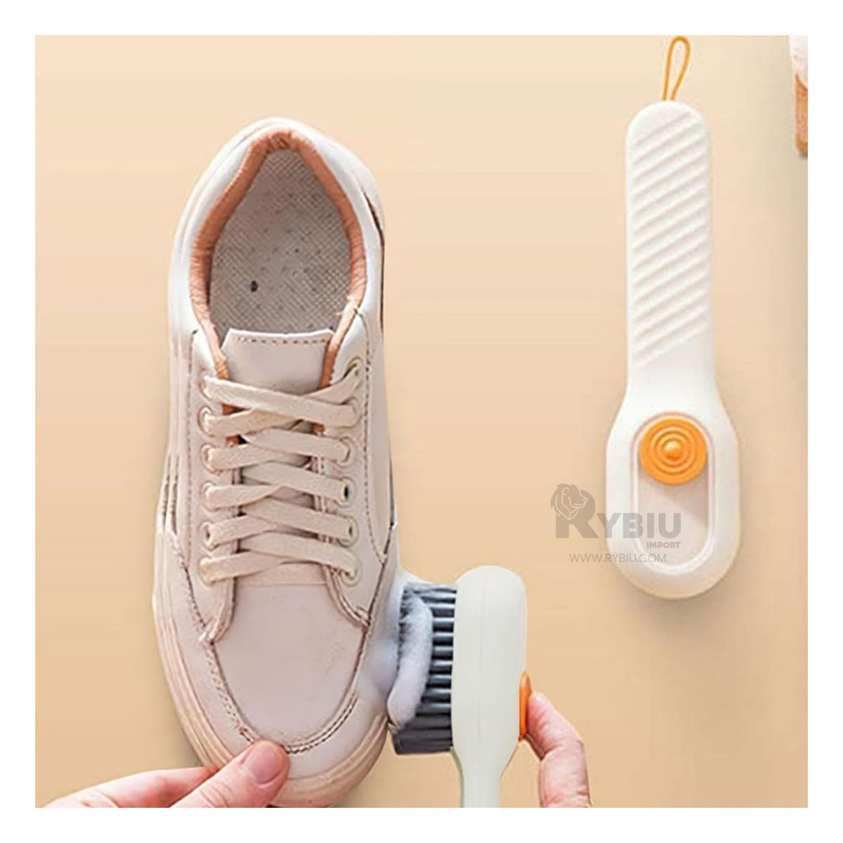 Cepillo Practico Integrado de Color Blanco Y+Agendita