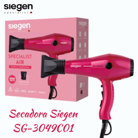Secadora Profesional de Cabello Siegen SG-3049C01 - 2000 Watts