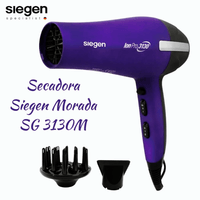 Secadora Profesional de Cabello Siegen SG-3130M Ion Pro - Morado