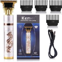 Afeitadora Profesional Portátil 2 en 1 Hombre KEMEI Máquina Afeitar Mod. KM-762 Genieka