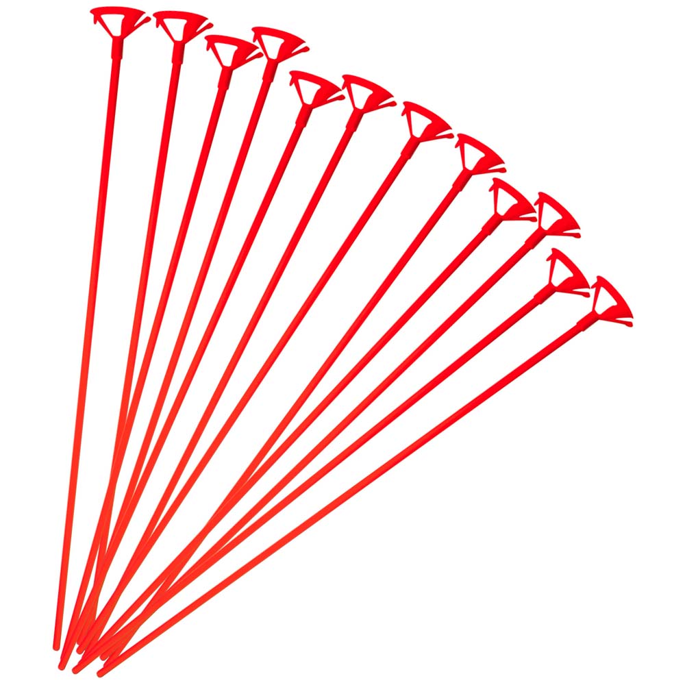 Paliglobos OLEGO Rojo 12un