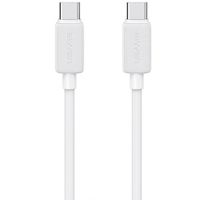 Cable de Carga USAMS Tipo C a Tipo C 60W 1m Blanco