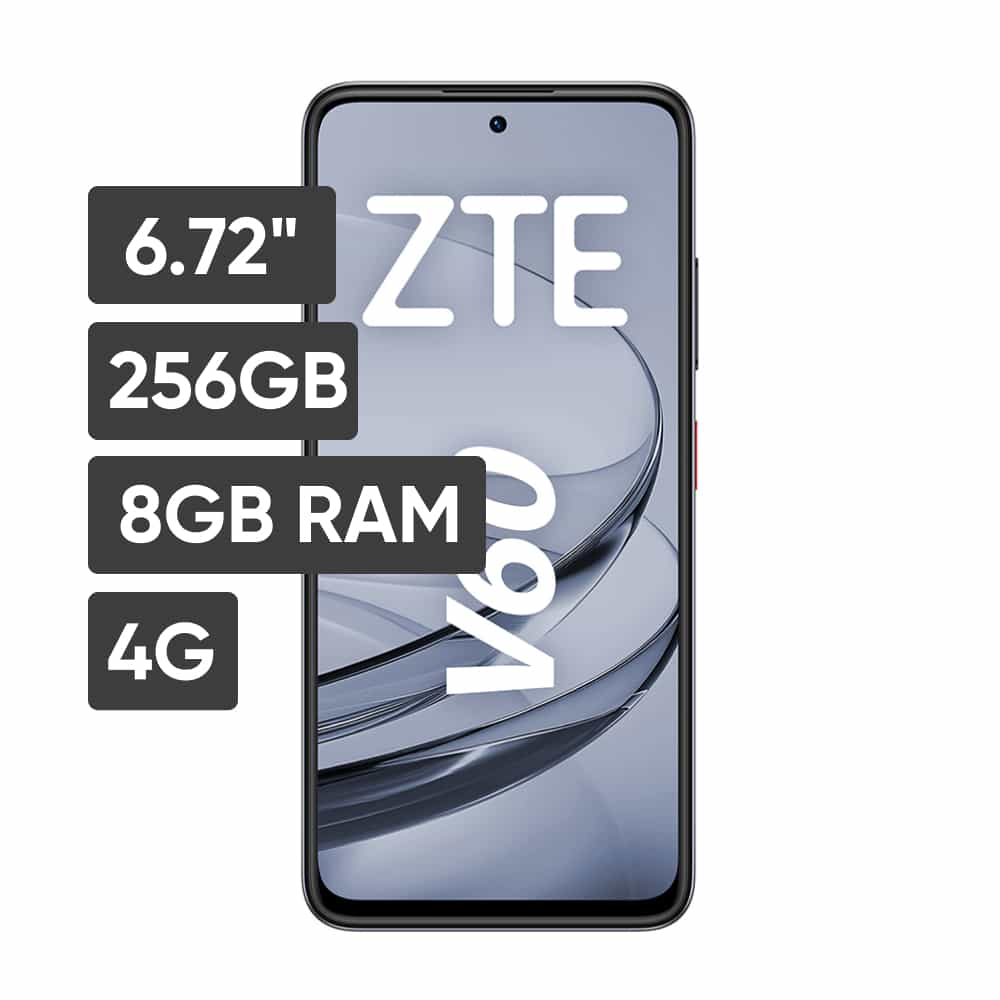 Smartphone ZTE Blade V60 6.72"" 8GB 256GB 50MP + 2MP + 2MP Gris