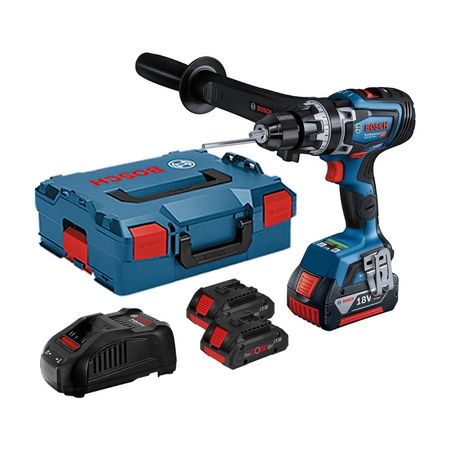 Taladro Atornillador Bosch 18V GSB 18V-150 C + 2 Baterías + maletín de plástico