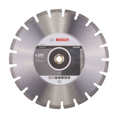 Disco diamantado Bosch 350 x 20/25,40 x 3,2 x 10 mm/Standard para asfalto