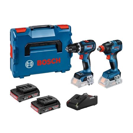 Taladro percutor GSB-90C 18V + Llave de impacto GDX 18V-200 Bosch