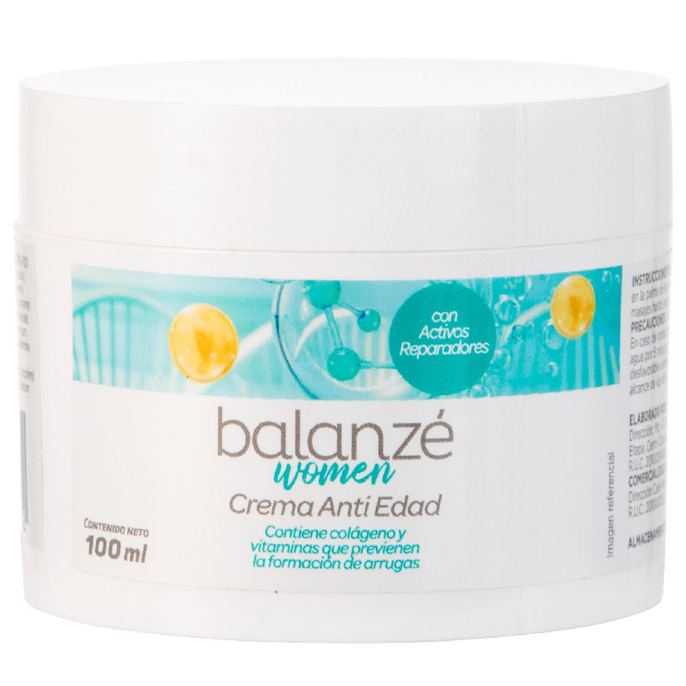 Crema Anti-Edad BALANZÉ WOMEN Pote 100g