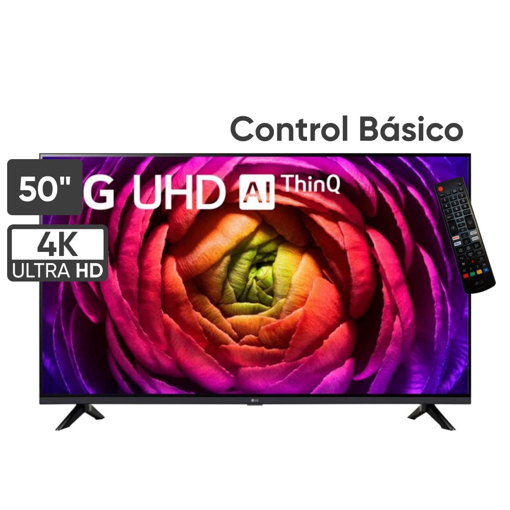 Televisor LG LED 50"" UHD 4K ThinQ AI 50UR7300