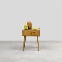 Velador Mesa de Noche Isidor 1 cajón color Haya TU MESITA