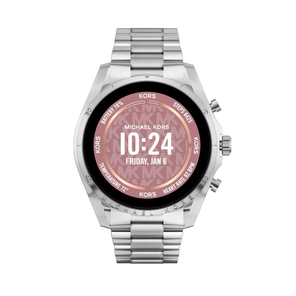 Smartwatch Michael Kors Gen 6 de 1.732 In Plateado Rosado