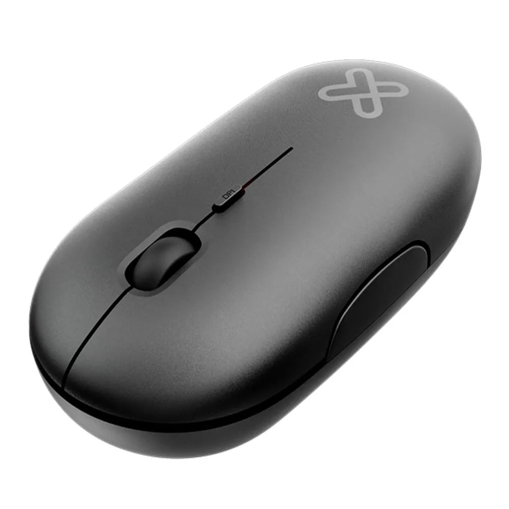 Mouse Inalámbrico Klip Xtreme SlimSurfer Silencioso Ambidiestro 1600dpi - KMW-415BK