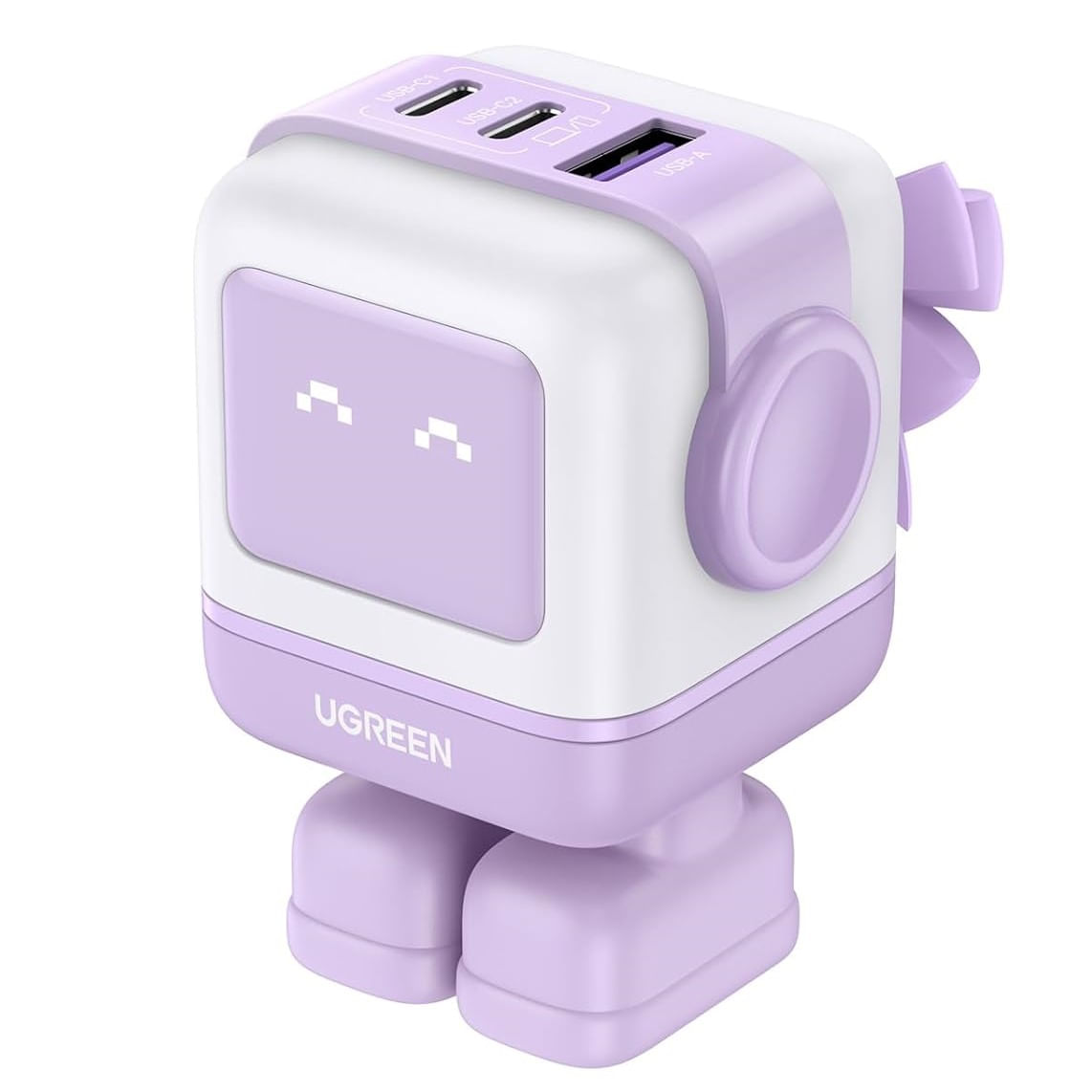 Cargador USB-C Ugreen Robot 65w Gan Nexode MacBook iPhone CD361 - 35314