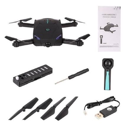 Drone Selfie Moontop M9952 Camara Wifi HD Plegable