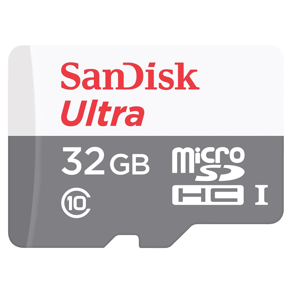 Micro SDXC 32GB SanDisk Ultra + Adaptador SD - SDSQUNR-032G-GN3MA