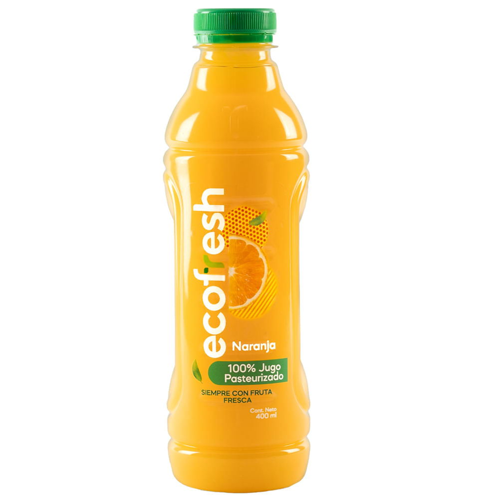 Jugo Naranja ECOFRESH Botella 400ml