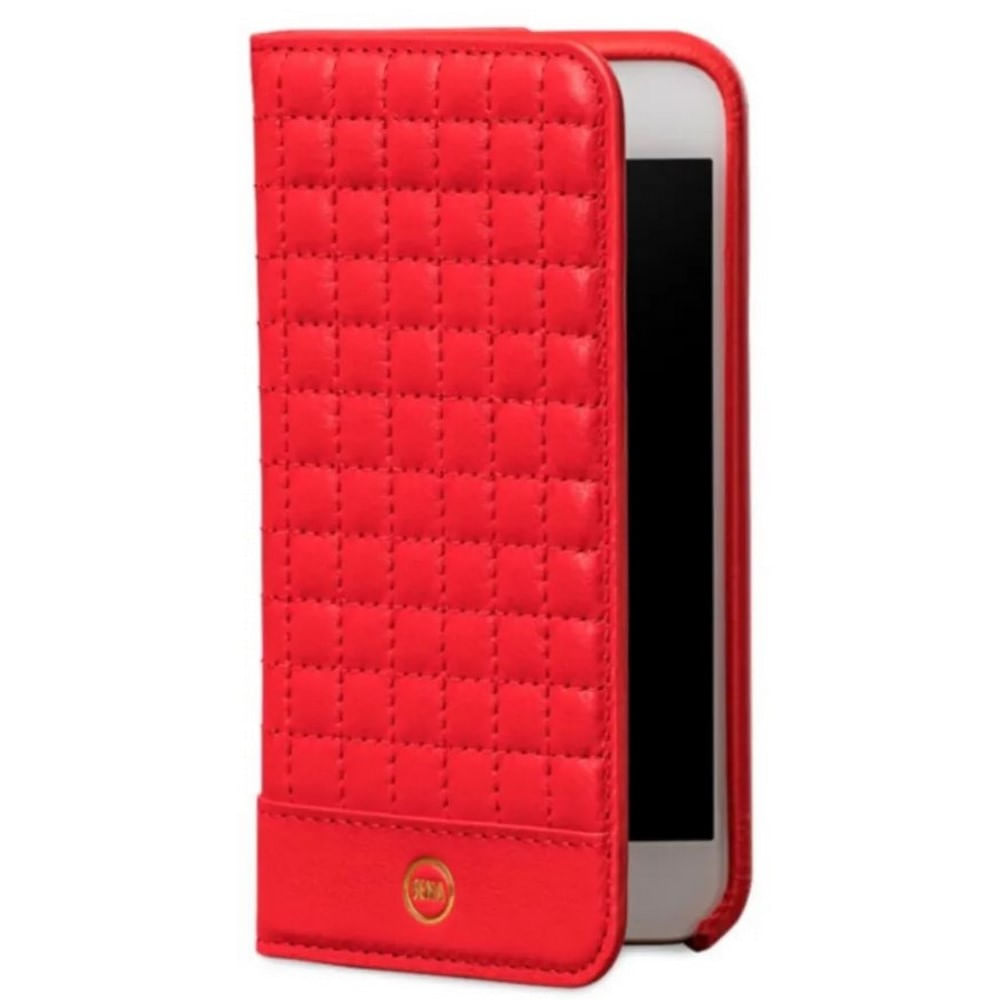 Case iPhone 8 Plus 7 Plus Targus SENA Quilted Wallet Cuero Rojo - SFD29503ALUS