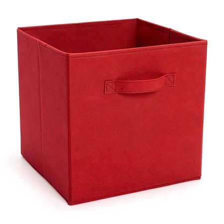 Caja organizadora de tela Grande 31x31 Rojo