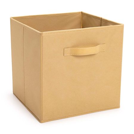 Caja organizadora de tela Grande 31x31 Camel