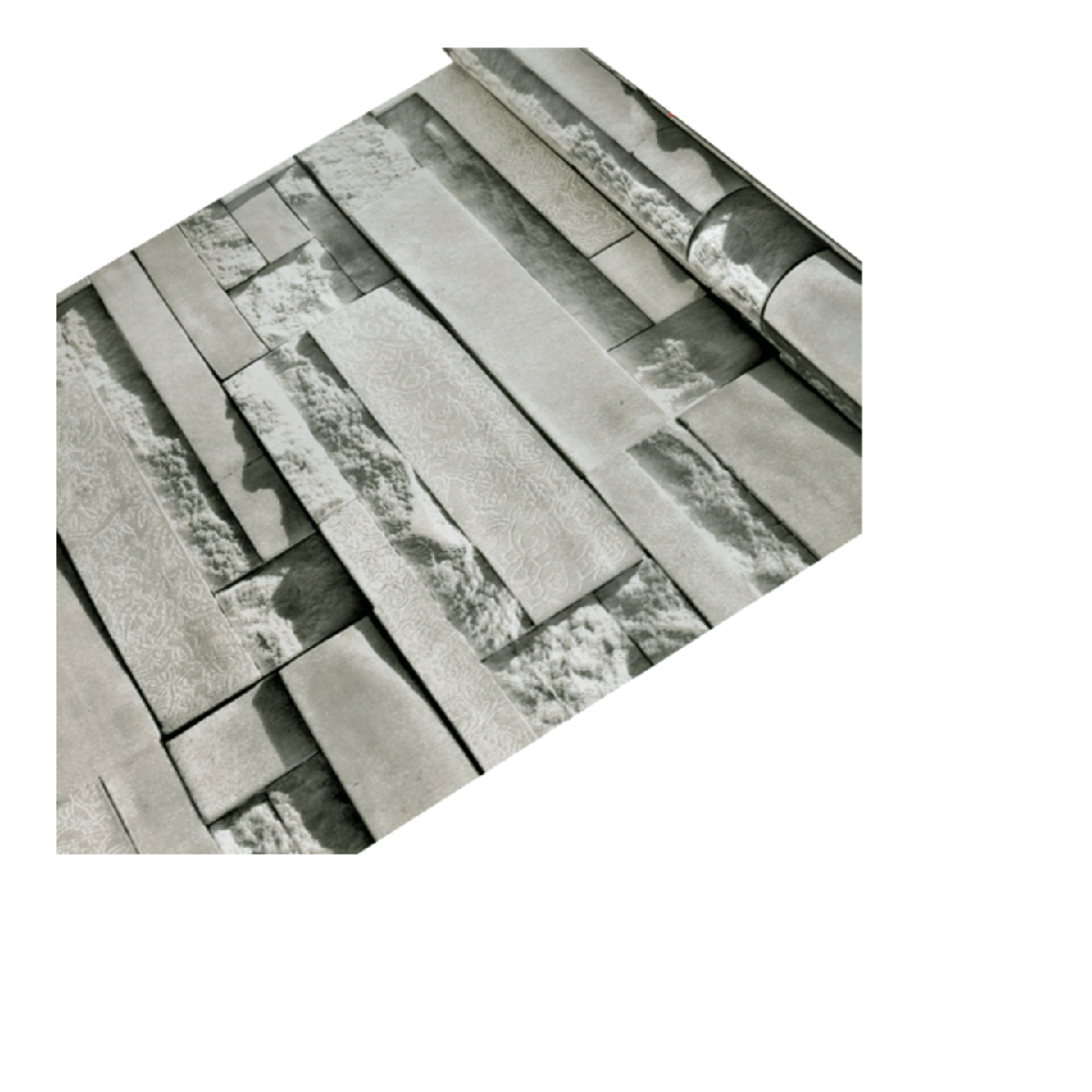 Papel Tapiz Autoadhesivo Ladrillo Gris 10 MTS x 45CM -T24