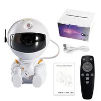 Lámpara Proyector Astronauta Estrella Galaxia + Control Remoto Luz LED Genieka