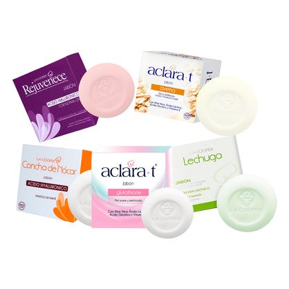 aclara t jabon glutathione Pack Jabones Aclara-t + la cooper 80Gr | plazaVea