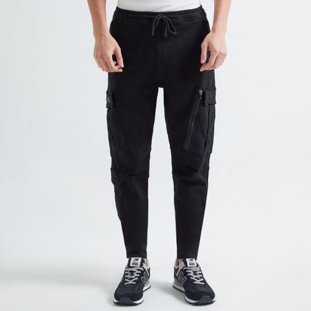 Jogger Hypnotic Zip Pocket Hombre NEGRO S