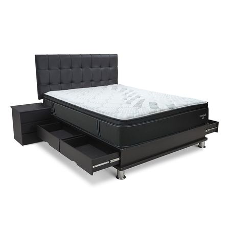 Domitorio Facundo Futurepedic Queen + 2 Almohadas