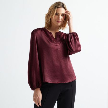 Blusa Zafin Mujer Manga Larga Silk  COMBO2 M