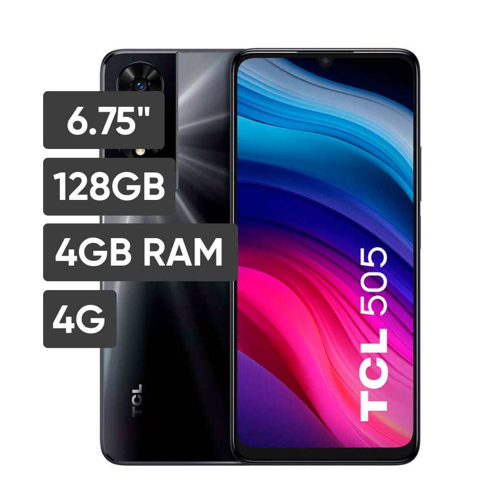 Smartphone TCL 505 6.75"" 4GB 128GB 50 MP +2 MP Space Gray