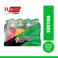 Bebida Rehidratante SPORADE Surtido Botella 500ml Paquete 12un