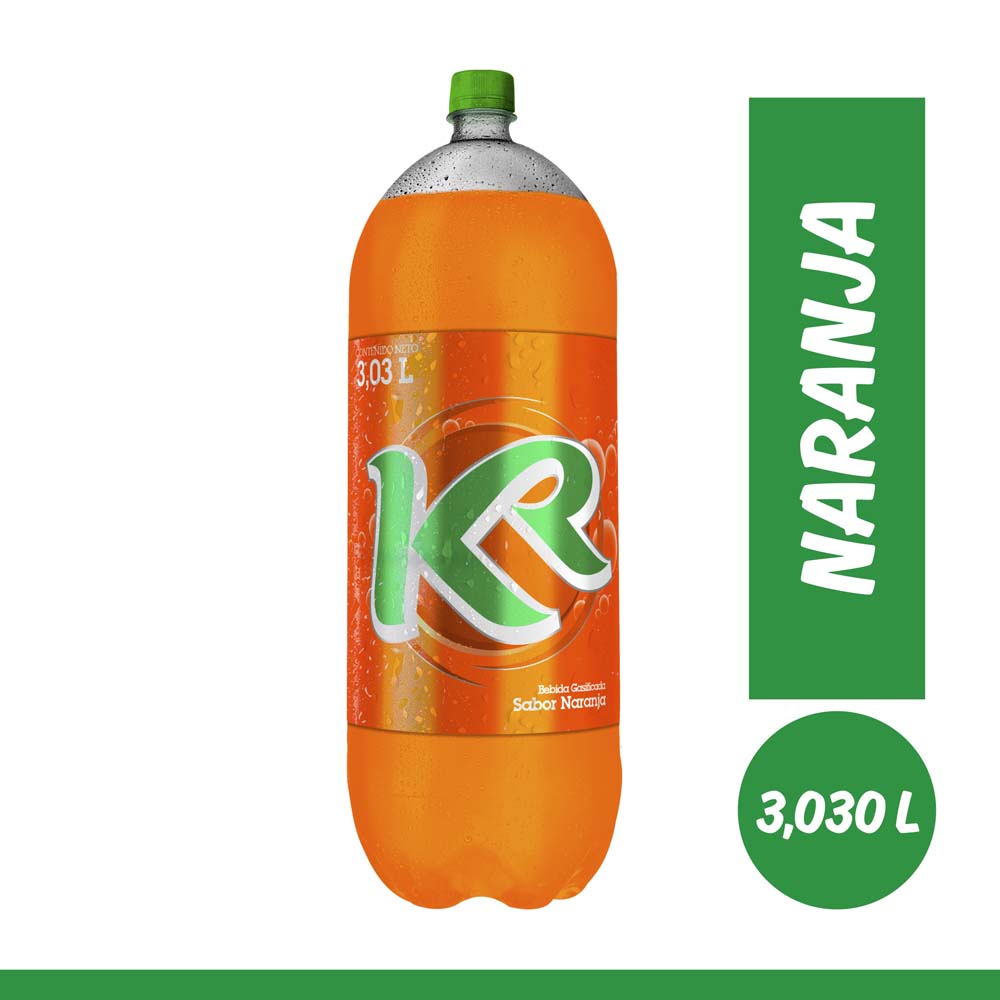 Gaseosa KR Naranja Botella 3.03L