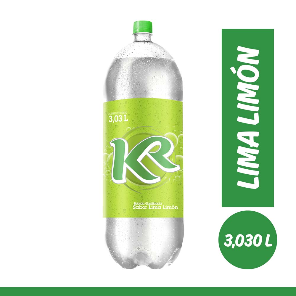 Gaseosa KR Lima Limón Botella 3.03L