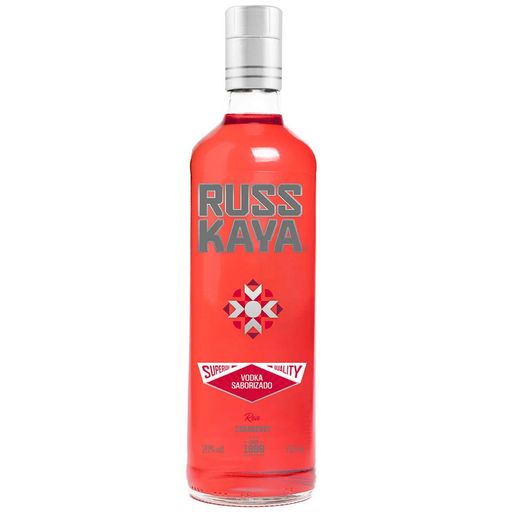 Vodka RUSSKAYA Cranberry Botella 750ml