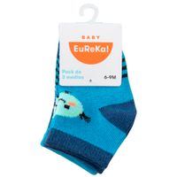 Pack x3un Medias Moda Bebé Niño BABY EUREKA